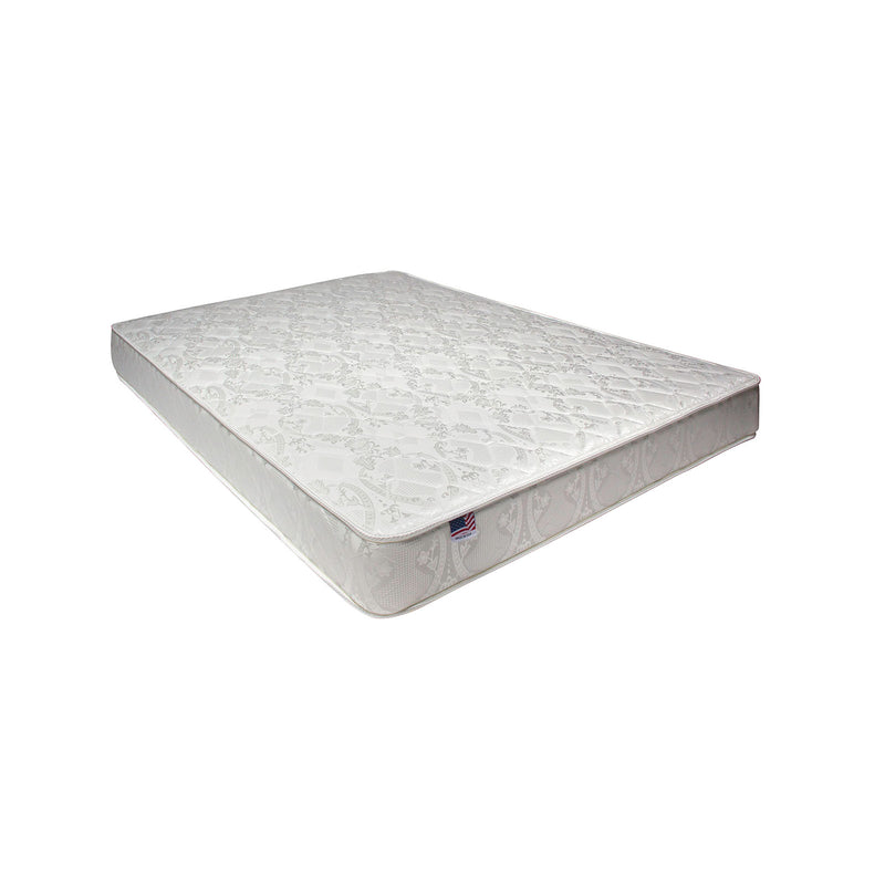 Hibiscus White 9" Euro Pillow Top Mattress, Twin