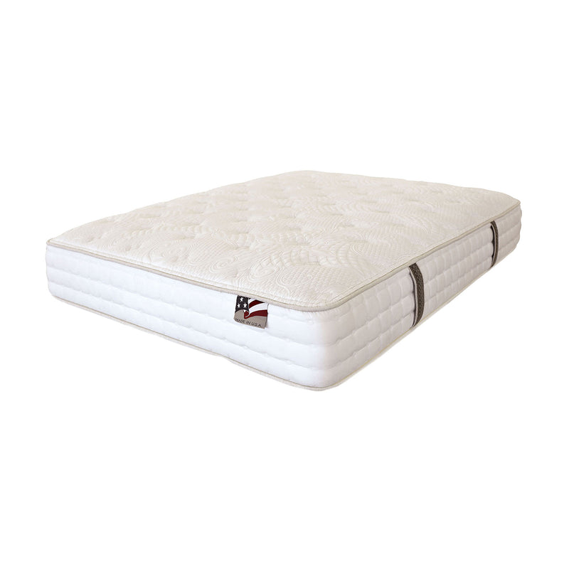 SIENNA White 13" Euro Pillow Top Mattress, Full