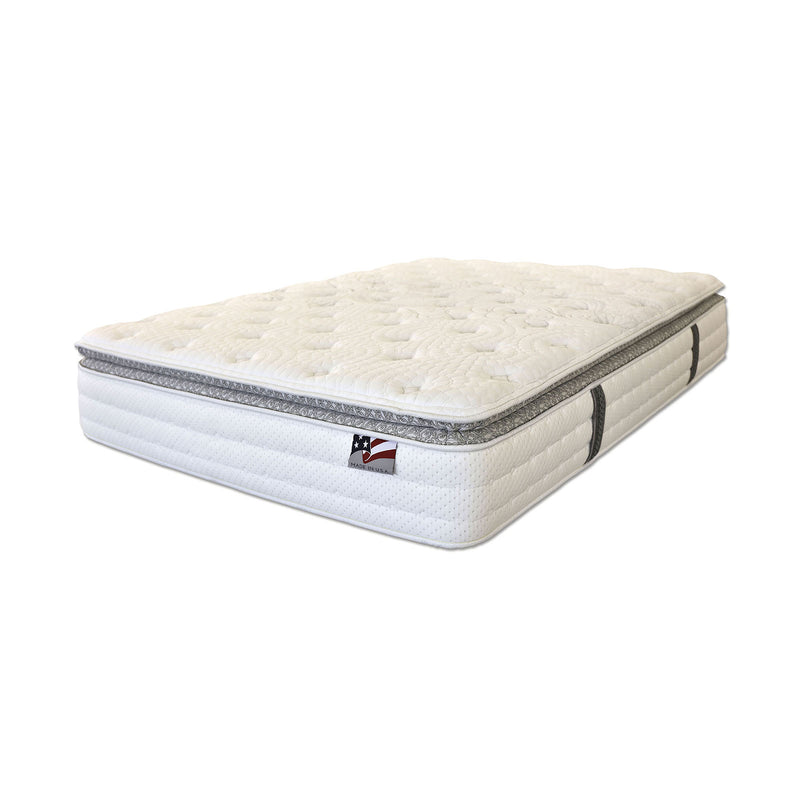 ALYSSUM II White 14" Pillow Top Mattress, E.King - Star USA Furniture Inc