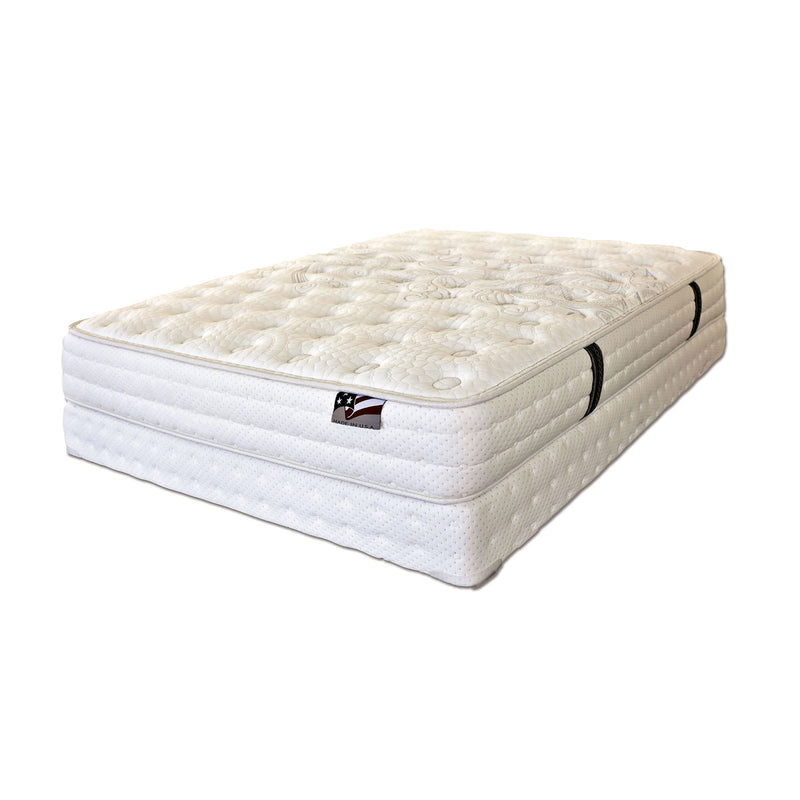 ALYSSUM III White 12" Tight Top Mattress, Cal.King - Star USA Furniture Inc