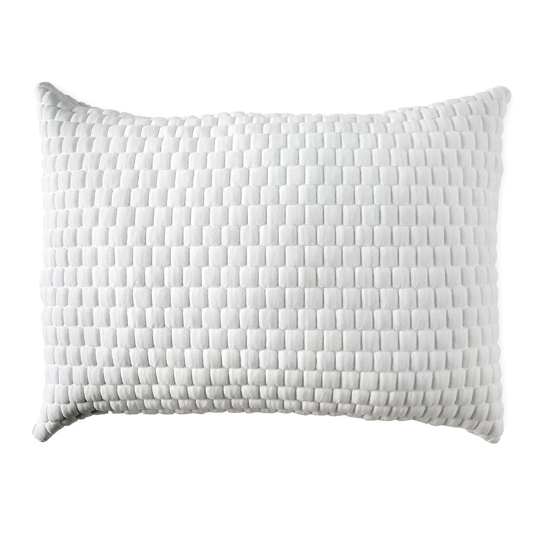 Crocus White Gel Memory Foam Pillow, White