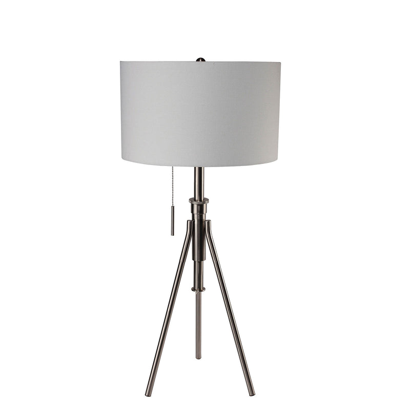 Zaya Brushed Steel Table Lamp