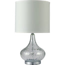 Donna Clear 15"H Glass Clear Table Lamp - Star USA Furniture Inc