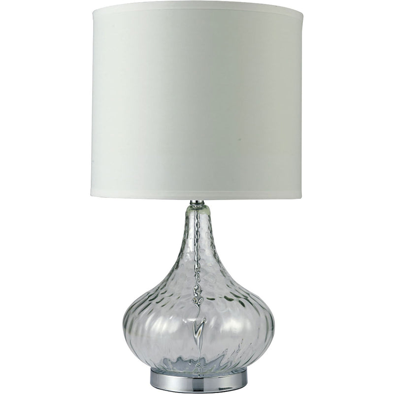 Donna Clear 15"H Glass Clear Table Lamp