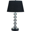 Opal Silver/Black 10"H Table Lamp (2/CTN) - Star USA Furniture Inc