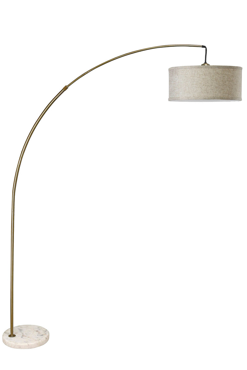 Jess Antique Gold Arch Lamp