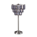 Meg Black/Chrome Table Lamp - Star USA Furniture Inc