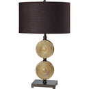 Suzy Light Caramel/Espresso 10"H Table Lamp (2/CTN) - Star USA Furniture Inc