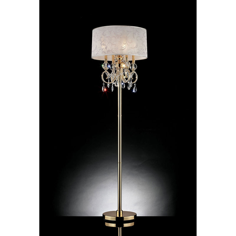 Deborah Gold 63"H Gold Floor Lamp