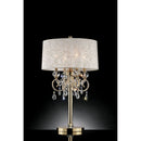 Deborah Gold 33"H Gold Table Lamp - Star USA Furniture Inc