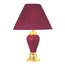 SCARLETT Burgundy Table Lamp (6/CTN) - Star USA Furniture Inc
