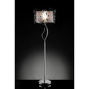 Elva Silver/Chrome Floor Lamp, Double Shade - Star USA Furniture Inc