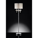 Calypso Off-White/Chrome Floor Lamp - Star USA Furniture Inc
