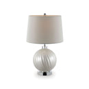 Prudence Pearl 25.5"H Pearl Glass Table Lamp - Star USA Furniture Inc
