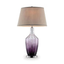 Cher Purple 30.5"H Purple Glass Table Lamp - Star USA Furniture Inc