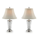 Olsen Clear 26.5"H Clear Glass Table Lamp - Star USA Furniture Inc