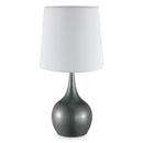 Edie Gray 23.5"H Metallic Grey Table Lamp - Star USA Furniture Inc