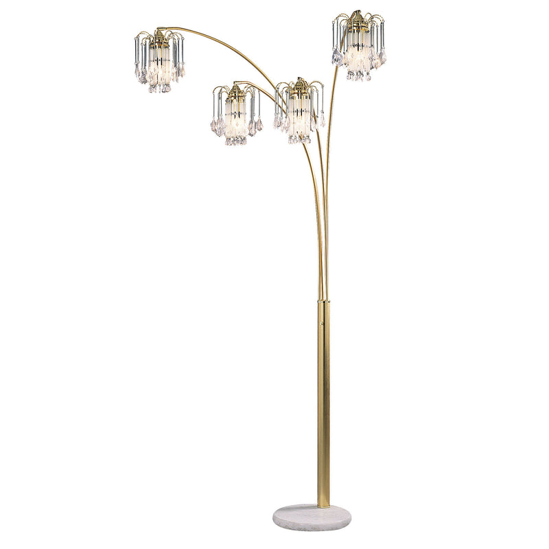 Elouise Sand Gold Arch Lamp