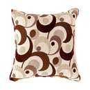 Swoosh Brown 18" X 18" Pillow, Brown (2/CTN) - Star USA Furniture Inc