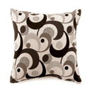 Swoosh Dark Brown 22" X 22" Pillow, Dark Brown (2/CTN) - Star USA Furniture Inc