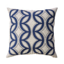 Teri Natural/Indigo 20" X 20" Pillow, Natural & Indigo (2/CTN) - Star USA Furniture Inc