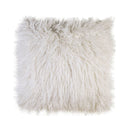 Sheri White 20" X 20" Pillow, Shaggy White (2/CTN) - Star USA Furniture Inc