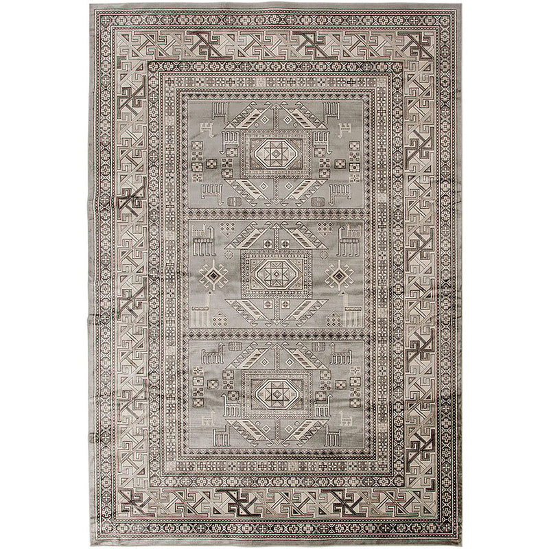 Mortsel Gray 5'3" X 7'6" Area Rug - Star USA Furniture Inc