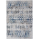 Gresford Blue/Gray 5'3" X 7'6" Area Rug - Star USA Furniture Inc