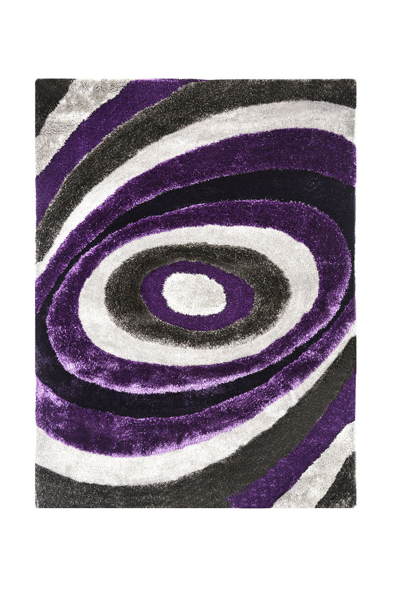 Winnipeg Gray/Purple 5' X 8' Area Rug - Star USA Furniture Inc