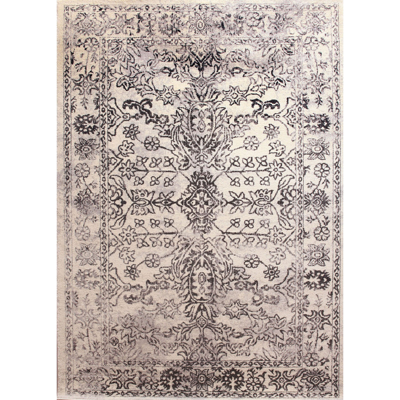 Niksar Ivory/Gray 5' 4" X 7' 5" Area Rug - Star USA Furniture Inc