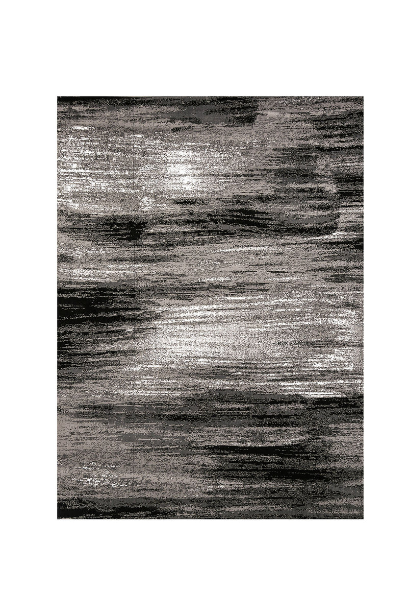 Sivas Gray/Black 5' X 8' Area Rug - Star USA Furniture Inc