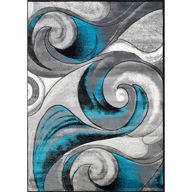 Niksar Turquoise 5' X 7' Area Rug