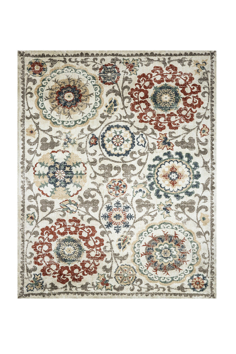 Sartell Beige 5' X 8' Area Rug - Star USA Furniture Inc