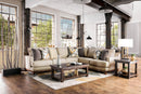Lazzaro Beige/Multi Sectional - Star USA Furniture Inc