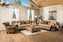 ARKLOW Tan Sofa + Love Seat - Star USA Furniture Inc