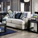 Germaine Ivory Love Seat - Star USA Furniture Inc