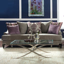 Viscontti Vintage Taupe/Purple Sofa, Vintage Taupe - Star USA Furniture Inc