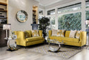 Tegan Royal Yellow Sofa + Love Seat - Star USA Furniture Inc