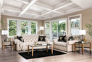 Parshall Beige W/ Gold Highlights Sofa + Love Seat - Star USA Furniture Inc