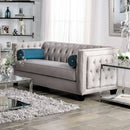 Silvan Gray Love Seat - Star USA Furniture Inc