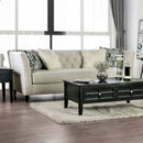 Monaghan Ivory Sofa - Star USA Furniture Inc