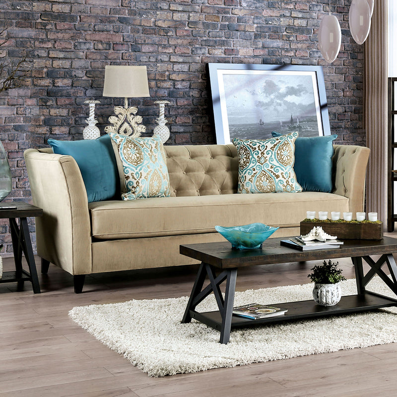 Monaghan Camel Sofa - Star USA Furniture Inc