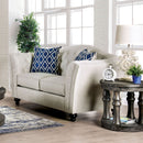 Porth Ivory Love Seat - Star USA Furniture Inc