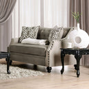 Ezrin Light Brown Love Seat - Star USA Furniture Inc