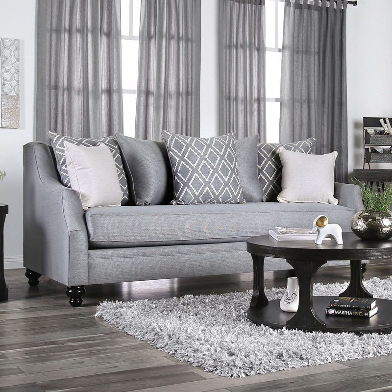 Nefyn Gray Sofa - Star USA Furniture Inc