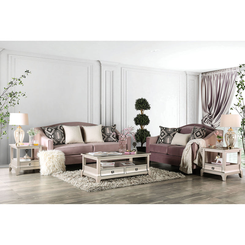 Campana Blush Pink Sofa + Love Seat