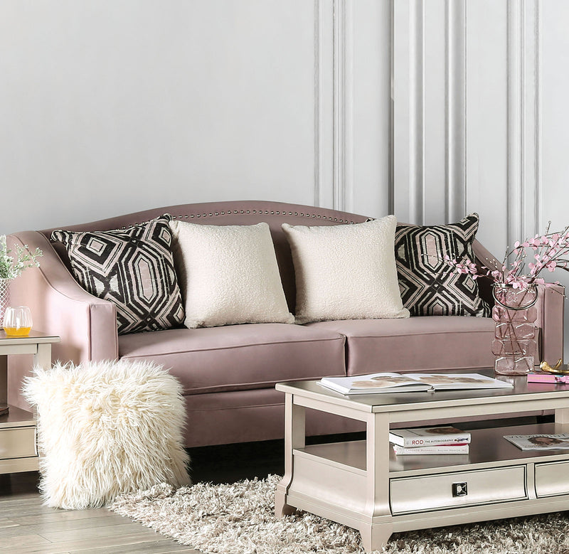 Campana Blush Pink Sofa - Star USA Furniture Inc