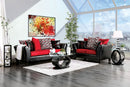 Braelyn Black/Red Sofa + Love Seat - Star USA Furniture Inc