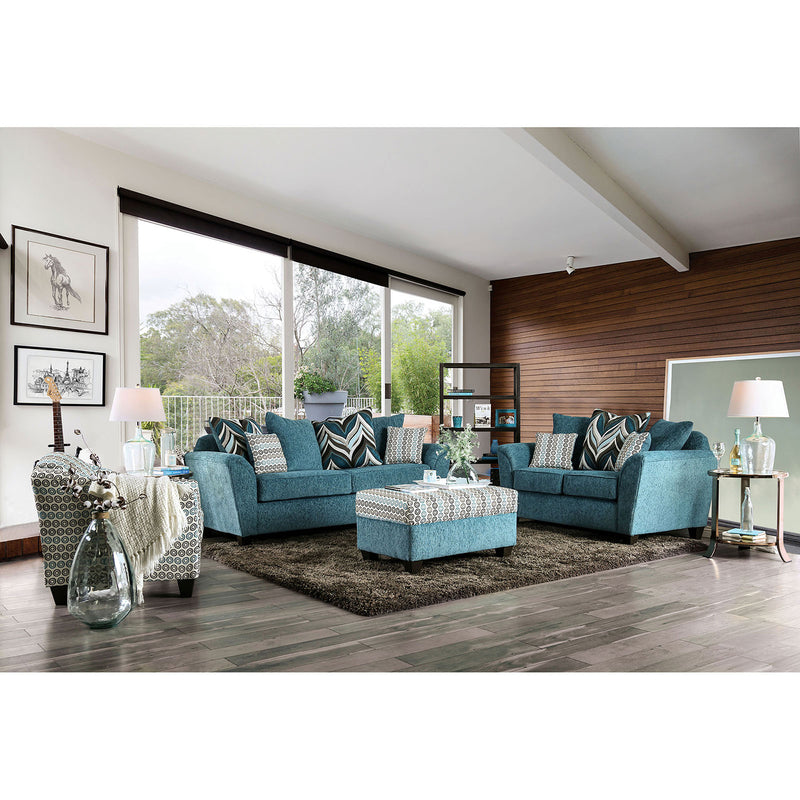 River Turquoise Sofa + Love Seat