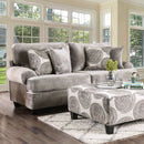 Bonaventura Gray/Pattern Sofa - Star USA Furniture Inc